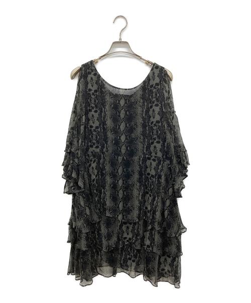 Hysteric Glamour（ヒステリックグラマー）Hysteric Glamour (ヒステリックグラマー) 半袖ワンピース ブラック サイズ:Freeの古着・服飾アイテム