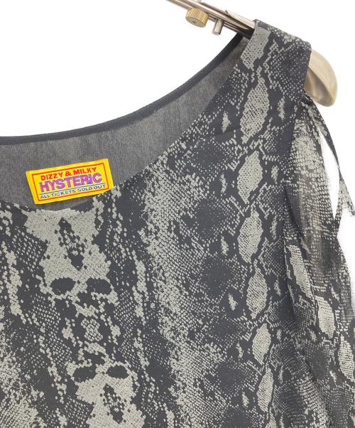 Hysteric Glamour（ヒステリックグラマー）Hysteric Glamour (ヒステリックグラマー) 半袖ワンピース ブラック サイズ:Freeの古着・服飾アイテム