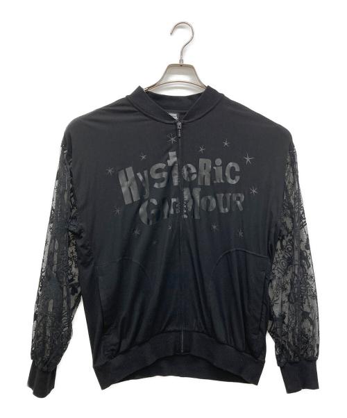Hysteric Glamour（ヒステリックグラマー）Hysteric Glamour (ヒステリックグラマー) レース切替ジャケット ブラック サイズ:Freeの古着・服飾アイテム