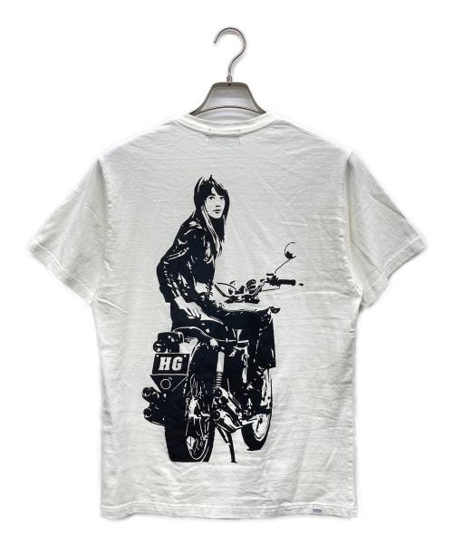 Hysteric Glamour（ヒステリックグラマー）Hysteric Glamour (ヒステリックグラマー) RIDING HIGH Tシャツ ホワイト サイズ:Mの古着・服飾アイテム