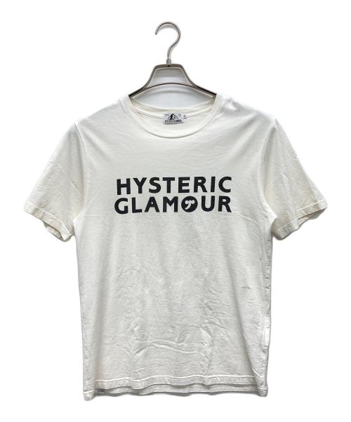 Hysteric Glamour（ヒステリックグラマー）Hysteric Glamour (ヒステリックグラマー) ロゴTシャツ ホワイト サイズ:Sの古着・服飾アイテム