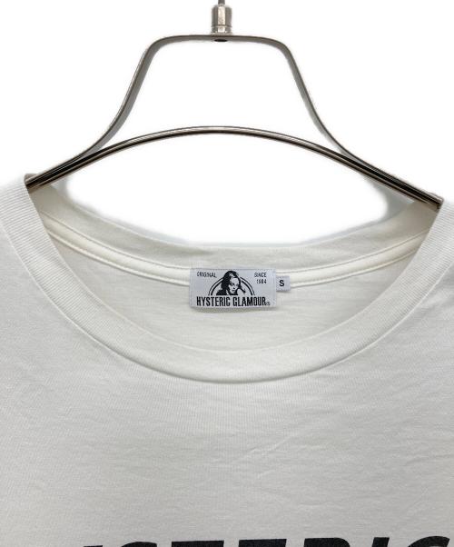 Hysteric Glamour（ヒステリックグラマー）Hysteric Glamour (ヒステリックグラマー) ロゴTシャツ ホワイト サイズ:Sの古着・服飾アイテム