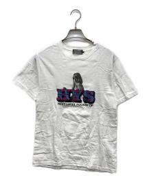 Hysteric Glamour（ヒステリックグラマー）の古着「NEXT LEVEL刺繍Tシャツ」｜ホワイト