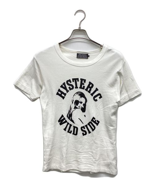 Hysteric Glamour（ヒステリックグラマー）Hysteric Glamour (ヒステリックグラマー) HYS WILD SIDE Tシャツ ホワイト サイズ:Sの古着・服飾アイテム