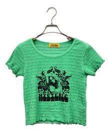 Hysteric Glamour（ヒステリックグラマー）の古着「ALOHA HYSTERIC チビTシャツ」｜グリーン