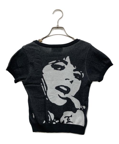Hysteric Glamour（ヒステリックグラマー）Hysteric Glamour (ヒステリックグラマー) TEMPTATION GIRLプレーティング チビプルオーバー ブラック サイズ:FREEの古着・服飾アイテム