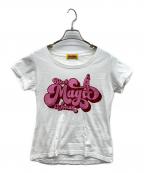Hysteric Glamourヒステリックグラマー）の古着「BLACK MAGIC WOMAN チビTシャツ」｜ホワイト