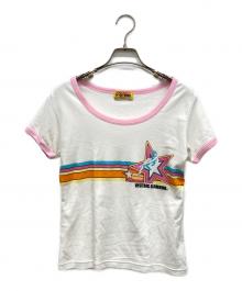 Hysteric Glamour（ヒステリックグラマー）の古着「STAR GIRL チビTシャツ」｜ホワイト
