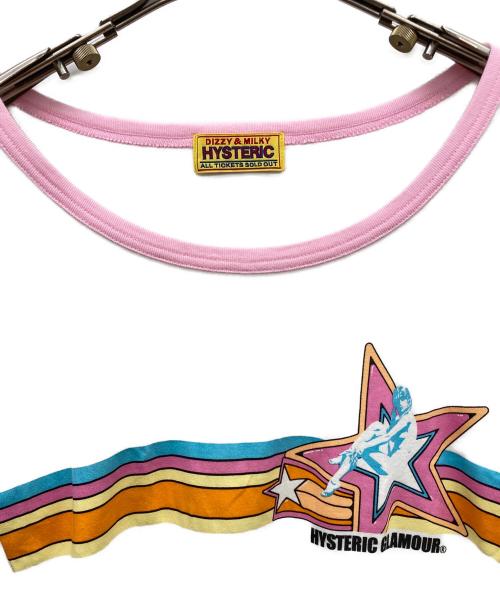 Hysteric Glamour（ヒステリックグラマー）Hysteric Glamour (ヒステリックグラマー) STAR GIRL チビTシャツ ホワイト サイズ:FREEの古着・服飾アイテム