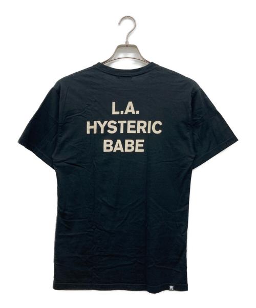 Hysteric Glamour（ヒステリックグラマー）Hysteric Glamour (ヒステリックグラマー) プリントTシャツ ブラック サイズ:Sの古着・服飾アイテム