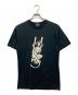 Hysteric Glamour（ヒステリックグラマー）の古着「プリントTシャツ」｜ブラック