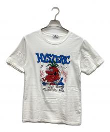 Hysteric Glamour（ヒステリックグラマー）の古着「STBFV刺繍Tシャツ」｜ホワイト