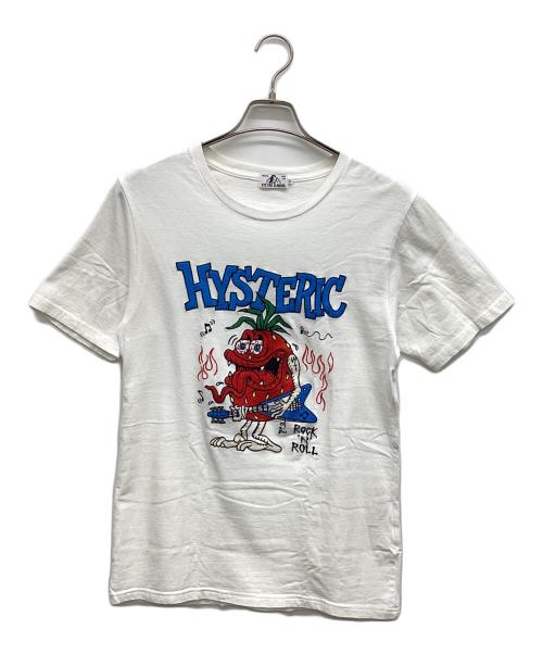 Hysteric Glamour（ヒステリックグラマー）Hysteric Glamour (ヒステリックグラマー) STBFV刺繍Tシャツ ホワイト サイズ:Sの古着・服飾アイテム