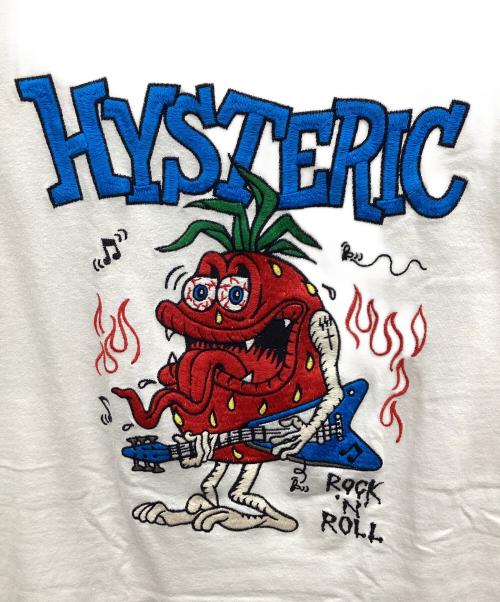 Hysteric Glamour（ヒステリックグラマー）Hysteric Glamour (ヒステリックグラマー) STBFV刺繍Tシャツ ホワイト サイズ:Sの古着・服飾アイテム