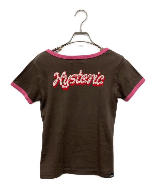 Hysteric Glamour（ヒステリックグラマー）Hysteric Glamour (ヒステリックグラマー) GLAMOUR PARFAIT ちびTシャツ ブラウン サイズ:FREEの古着・服飾アイテム