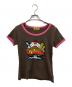 Hysteric Glamour（ヒステリックグラマー）の古着「GLAMOUR PARFAIT ちびTシャツ」｜ブラウン