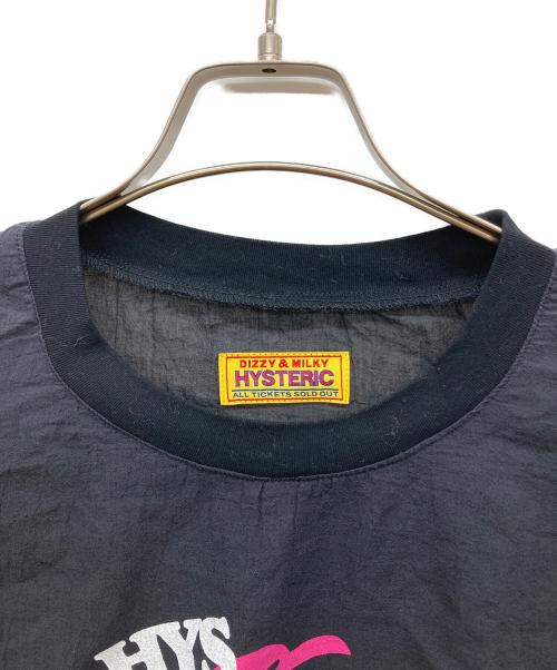 Hysteric Glamour（ヒステリックグラマー）Hysteric Glamour (ヒステリックグラマー) MELT APPLE プルオーバーガーゼシャツ ブラック サイズ:Freeの古着・服飾アイテム