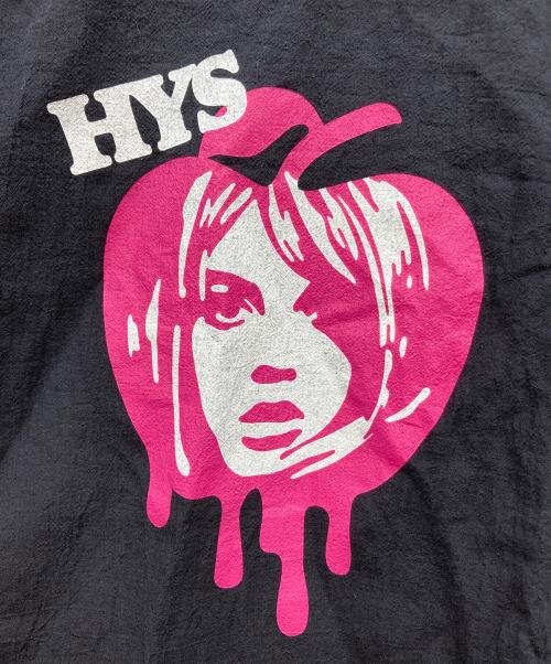 Hysteric Glamour（ヒステリックグラマー）Hysteric Glamour (ヒステリックグラマー) MELT APPLE プルオーバーガーゼシャツ ブラック サイズ:Freeの古着・服飾アイテム