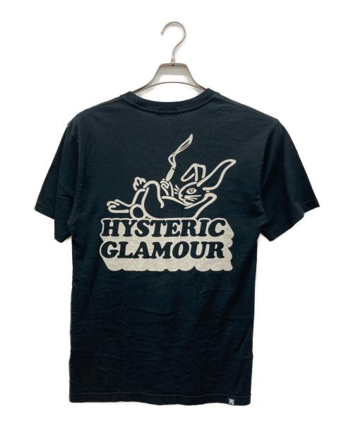 Hysteric Glamour（ヒステリックグラマー）Hysteric Glamour (ヒステリックグラマー) プリントTシャツ ブラック サイズ:Sの古着・服飾アイテム