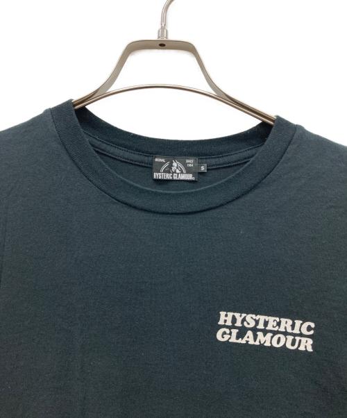Hysteric Glamour（ヒステリックグラマー）Hysteric Glamour (ヒステリックグラマー) プリントTシャツ ブラック サイズ:Sの古着・服飾アイテム