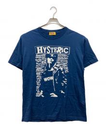 Hysteric Glamour（ヒステリックグラマー）の古着「WOW GIRL オーバーサイズTシャツ」｜ネイビー