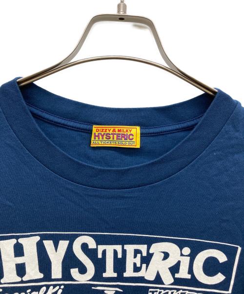 Hysteric Glamour（ヒステリックグラマー）Hysteric Glamour (ヒステリックグラマー) WOW GIRL オーバーサイズTシャツ ネイビー サイズ:Freeの古着・服飾アイテム
