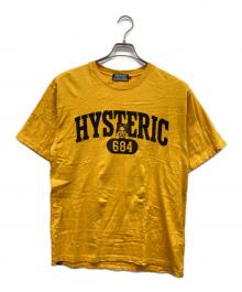 Hysteric Glamour（ヒステリックグラマー）の古着「EVIL COLLEGE Tシャツ」｜イエロー