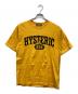 Hysteric Glamour（ヒステリックグラマー）の古着「EVIL COLLEGE Tシャツ」｜イエロー
