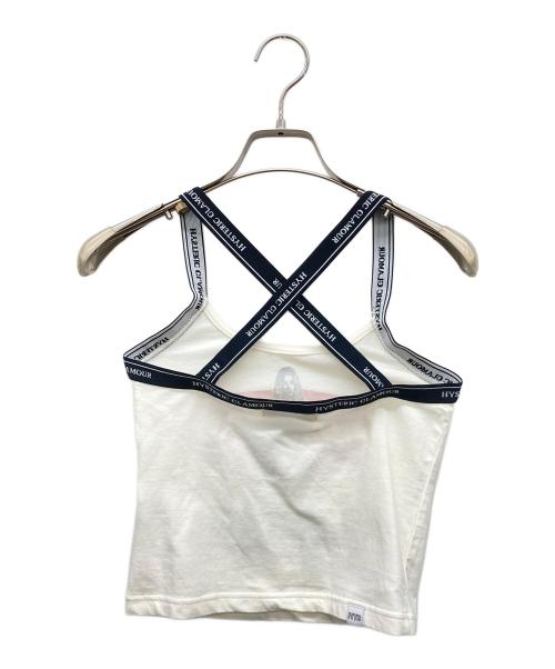 Hysteric Glamour（ヒステリックグラマー）Hysteric Glamour (ヒステリックグラマー) HYSTERIC GROCERY キャミソール ホワイト サイズ:FREEの古着・服飾アイテム