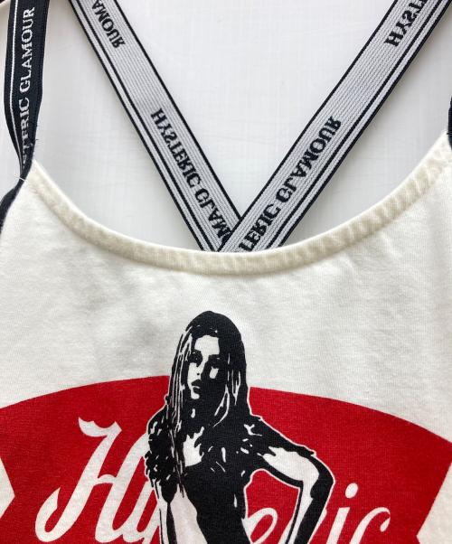 Hysteric Glamour（ヒステリックグラマー）Hysteric Glamour (ヒステリックグラマー) HYSTERIC GROCERY キャミソール ホワイト サイズ:FREEの古着・服飾アイテム