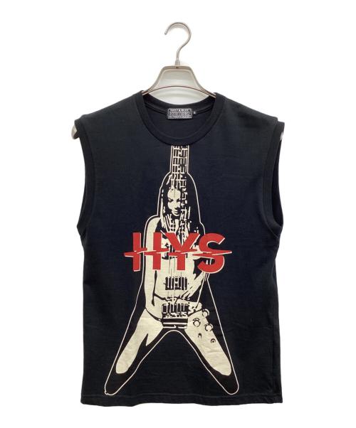 Hysteric Glamour（ヒステリックグラマー）Hysteric Glamour (ヒステリックグラマー) FLYING V ノースリーブTシャツ ブラック サイズ:Sの古着・服飾アイテム