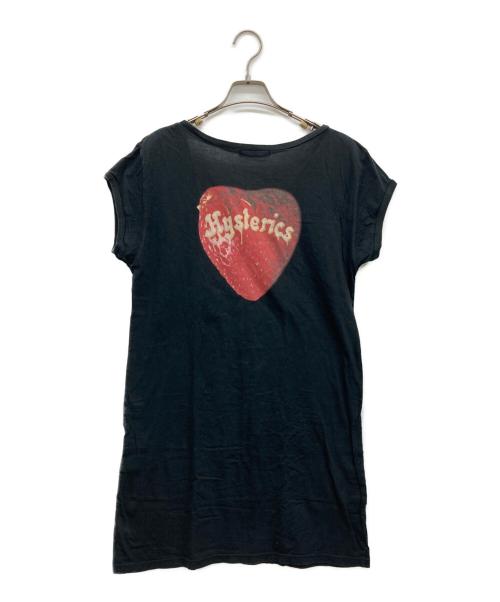 Hysteric Glamour（ヒステリックグラマー）Hysteric Glamour (ヒステリックグラマー) スカルベリーフレンチスリーブカットソー ブラック サイズ:FREEの古着・服飾アイテム