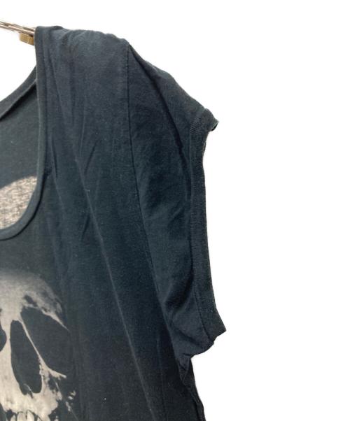 Hysteric Glamour（ヒステリックグラマー）Hysteric Glamour (ヒステリックグラマー) スカルベリーフレンチスリーブカットソー ブラック サイズ:FREEの古着・服飾アイテム