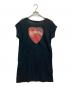 Hysteric Glamour (ヒステリックグラマー) スカルベリーフレンチスリーブカットソー ブラック サイズ:FREE：10000円