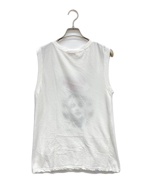 Hysteric Glamour（ヒステリックグラマー）Hysteric Glamour (ヒステリックグラマー) FREAK OUT! ノースリーブカットソー ホワイト サイズ:FREEの古着・服飾アイテム