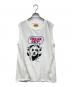 Hysteric Glamour（ヒステリックグラマー）の古着「FREAK OUT! ノースリーブカットソー」｜ホワイト