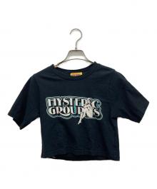Hysteric Glamour（ヒステリックグラマー）の古着「HYSTERIC GROUPIES ショート丈Tシャツ」｜ブラック