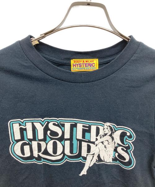 Hysteric Glamour（ヒステリックグラマー）Hysteric Glamour (ヒステリックグラマー) HYSTERIC GROUPIES ショート丈Tシャツ ブラック サイズ:FREEの古着・服飾アイテム