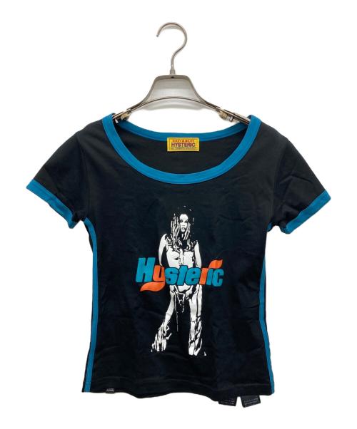 Hysteric Glamour（ヒステリックグラマー）Hysteric Glamour (ヒステリックグラマー) FEATHER BABE チビTシャツ ブラック サイズ:FREEの古着・服飾アイテム