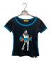 Hysteric Glamour（ヒステリックグラマー）の古着「FEATHER BABE チビTシャツ」｜ブラック