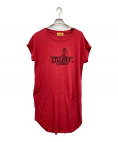 ヴィヴィアンウエストウッド ハートプリント切替ギャザーティアード ワンピース 中古・古着通販】Vivienne Westwood (ヴィヴィアンウエストウッド