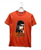 Hysteric Glamourヒステリックグラマー）の古着「HYS PLUS Tシャツ」｜オレンジ