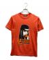 Hysteric Glamour（ヒステリックグラマー）の古着「HYS PLUS Tシャツ」｜オレンジ