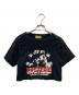 Hysteric Glamour（ヒステリックグラマー）の古着「CAMERA CLUB ショート丈Tシャツ」｜ブラック