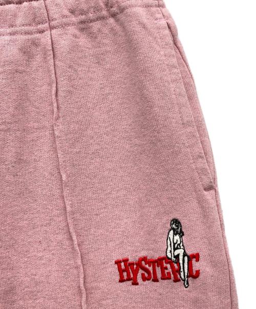 Hysteric Glamour（ヒステリックグラマー）Hysteric Glamour (ヒステリックグラマー) WOMAN刺繍 スウェットパンツ ピンク サイズ:FREEの古着・服飾アイテム
