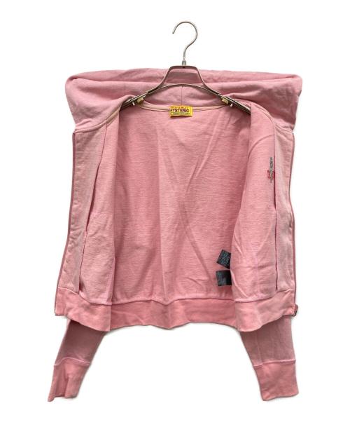 Hysteric Glamour（ヒステリックグラマー）Hysteric Glamour (ヒステリックグラマー) WOMAN刺繍 ショートパーカー ピンク サイズ:FREEの古着・服飾アイテム