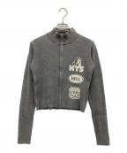 Hysteric Glamourヒステリックグラマー）の古着「THE NEW HYS Cropped Jersery」｜グレー