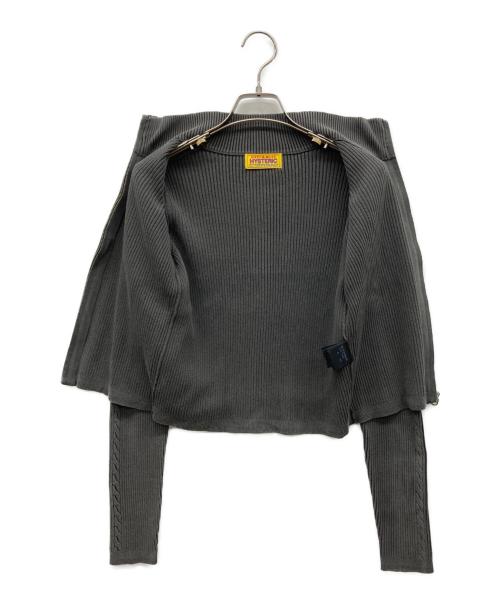 Hysteric Glamour（ヒステリックグラマー）Hysteric Glamour (ヒステリックグラマー) THE NEW HYS Cropped Jersery グレー サイズ:FREEの古着・服飾アイテム