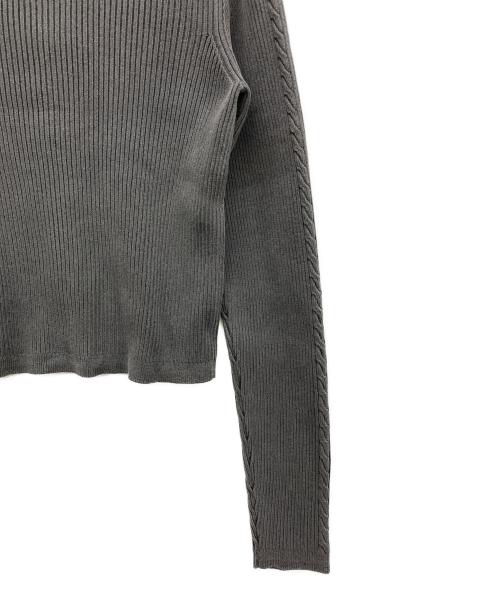 Hysteric Glamour（ヒステリックグラマー）Hysteric Glamour (ヒステリックグラマー) THE NEW HYS Cropped Jersery グレー サイズ:FREEの古着・服飾アイテム