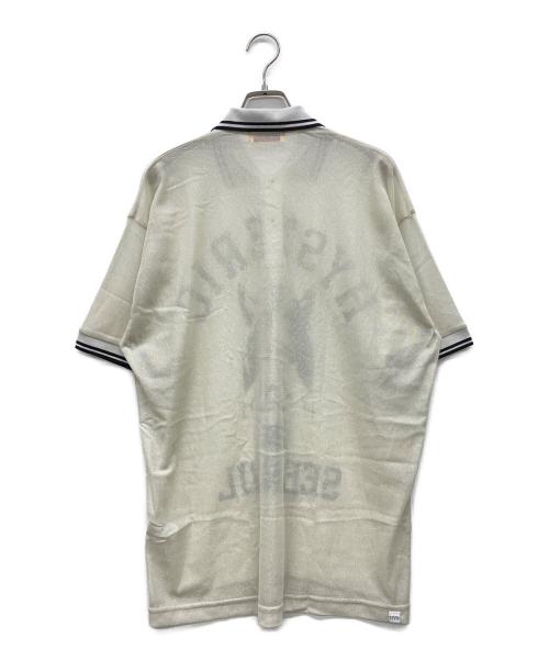 Hysteric Glamour（ヒステリックグラマー）Hysteric Glamour (ヒステリックグラマー) SEE NO EVILメッシュ ポロシャツ ベージュ サイズ:FREEの古着・服飾アイテム